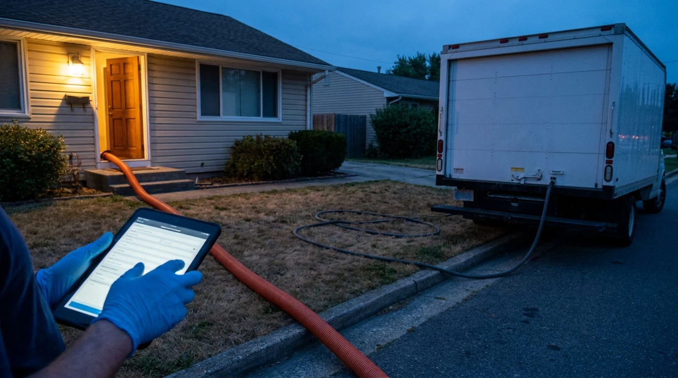 Is this a gas, electrical, or utility emergency instead: who to call for water damage restoration in Macomb, MI
