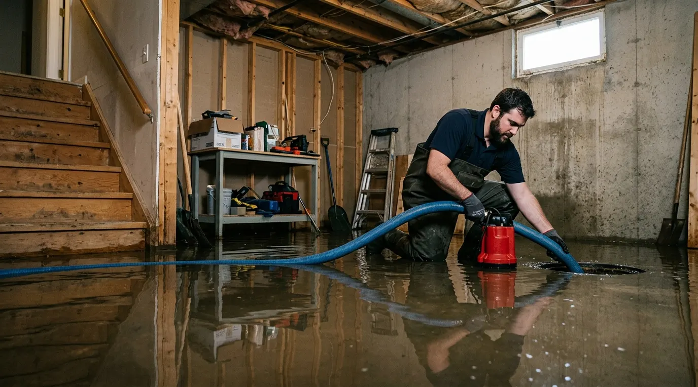 Emergency Basement Flooding Cleanup in Troy